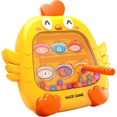 Montessori Colors Sorting Games Number Matching Maze Board Pen Moving Bead Games Fine Motor Skills Educational Toys For Kid Gift