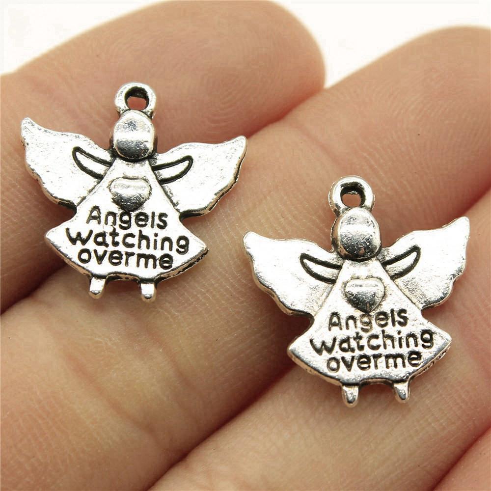 Angel Charms Pendant Female Jewellery Massive Ethnic Findings & Components
