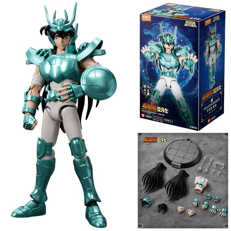 Blokees Saint Seiya Deathmask Shura Dragon Shiryu Aldebaran Siegfried Pegasus Cygnus Camus Action Figure Anime Model Doll Toys