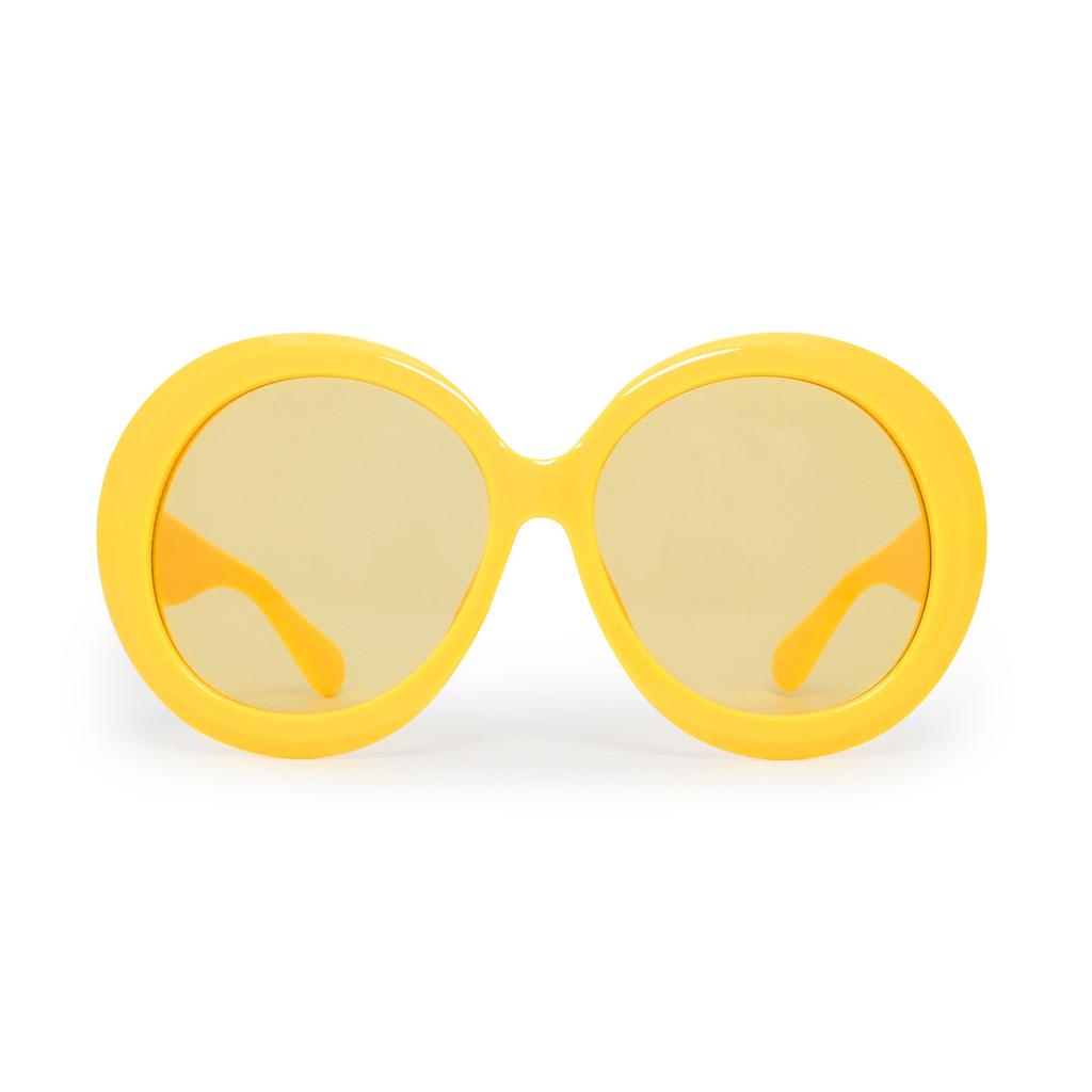 New trendy sunglasses, European and American fashion round large-frame sunglasses, street shooting personalized trendy sunglasses