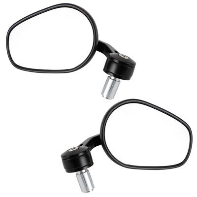 Schwarze Motorrad 7/8" Lenkerendspiegel Für Yamaha MT-07 MT-09 MT-10 FZ-09