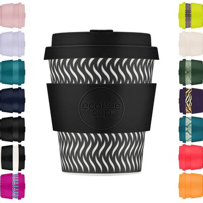 Ecoffee Cup, Reusable, Eco-Friendly, 240ml, Cup and Saucer, 808 002