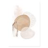 Abstract Beige Pink Gold Watercolor Boho Wall Art Canvas Painting Geometric Shape Poster Print Picture Bedroom Living Room Decor No Frame