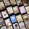 100 Stück/Packung Florale Materialien Papier Mini-Buch DIY Scrapbooking Kunst Collage Fotoalbum Dekor Junk Journal Bastelpapier