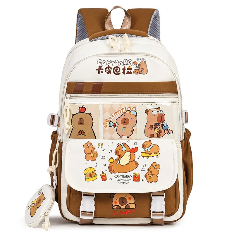 Elementary school school bag new cartoon large capacity weight reduction backpack boys and girls travel backpack