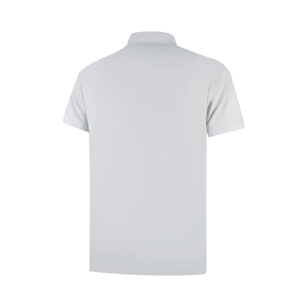 Li Ning Honor Series Solid Color Simple Fashion Versatile Soft Short Sleeve Polo Shirt Men Tops APLV825-1