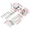 Burglar-Proof Household Door Clasp Lock Gate Bolt Shed Latch Padlock Hasp