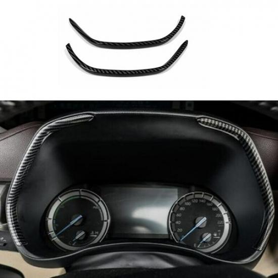 ABS Carbon Fiber trument Panel Cover Trim Fit for Toyota Highlander -22