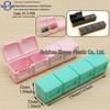 Seven-Day Pill Organizer: Morning, Noon, Night Portable Capsule Case with Large Capacity