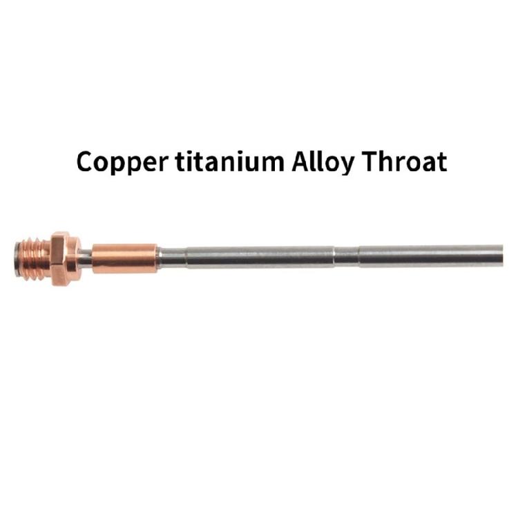 Copper Titanium Alloy Throat Hotend Kit Printing Throat Tube for MK4