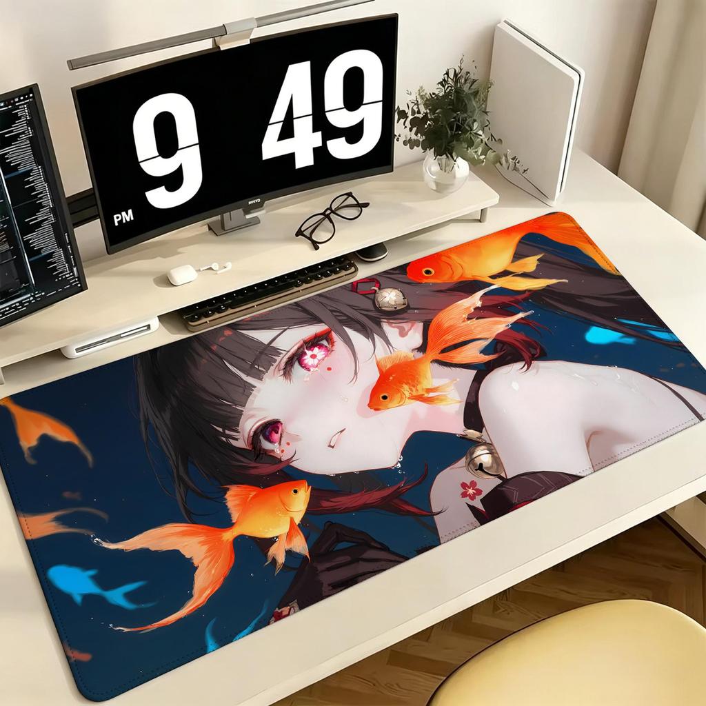 Honkai Star Rail Sparkle Pro ESports Gaming Mousepad Extra Large NonSlip Stitched Edge Keyboard Laptop Desk Mat For Pc Gamer