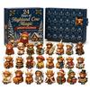 24denní vánoční odpočítávací adventní kalendář Skotsko Skotsko Keltská kráva Magie Sběratelská sada figurek
