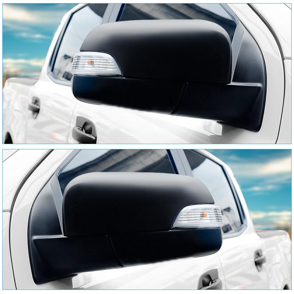 Cubierta de Espejo Retrovisor Trasero Exterior para Ford Ranger Raptor 2018-2025 ABS Carcasa de Espejo Lateral de Puerta Tapa Protectora