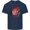 Torn Afghanistan Flag Afghan Day Football Unisexs Light Cotton TShirt
