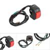 Motorcycle 7 8inch Handlebar Mount LED Headlight On Off Switch with Red Button