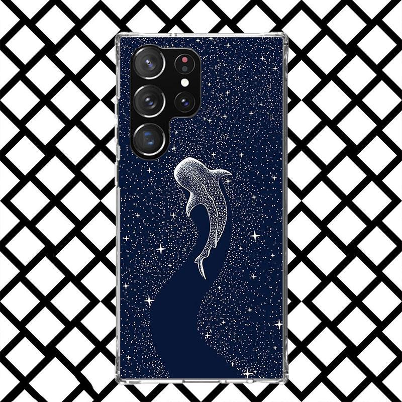 Ocean Whale Shark Phone Case for Samsung Galaxy S26 S25 Edge S24 S23 Ultra S22 Plus S21 FE S20 + Soft Cover Print Fundas Galaxy
