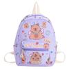 SchulranzenKapibara niedlicher Cartoon-Rucksack für Jungen und Mädchen lässig vielseitig Trend klein