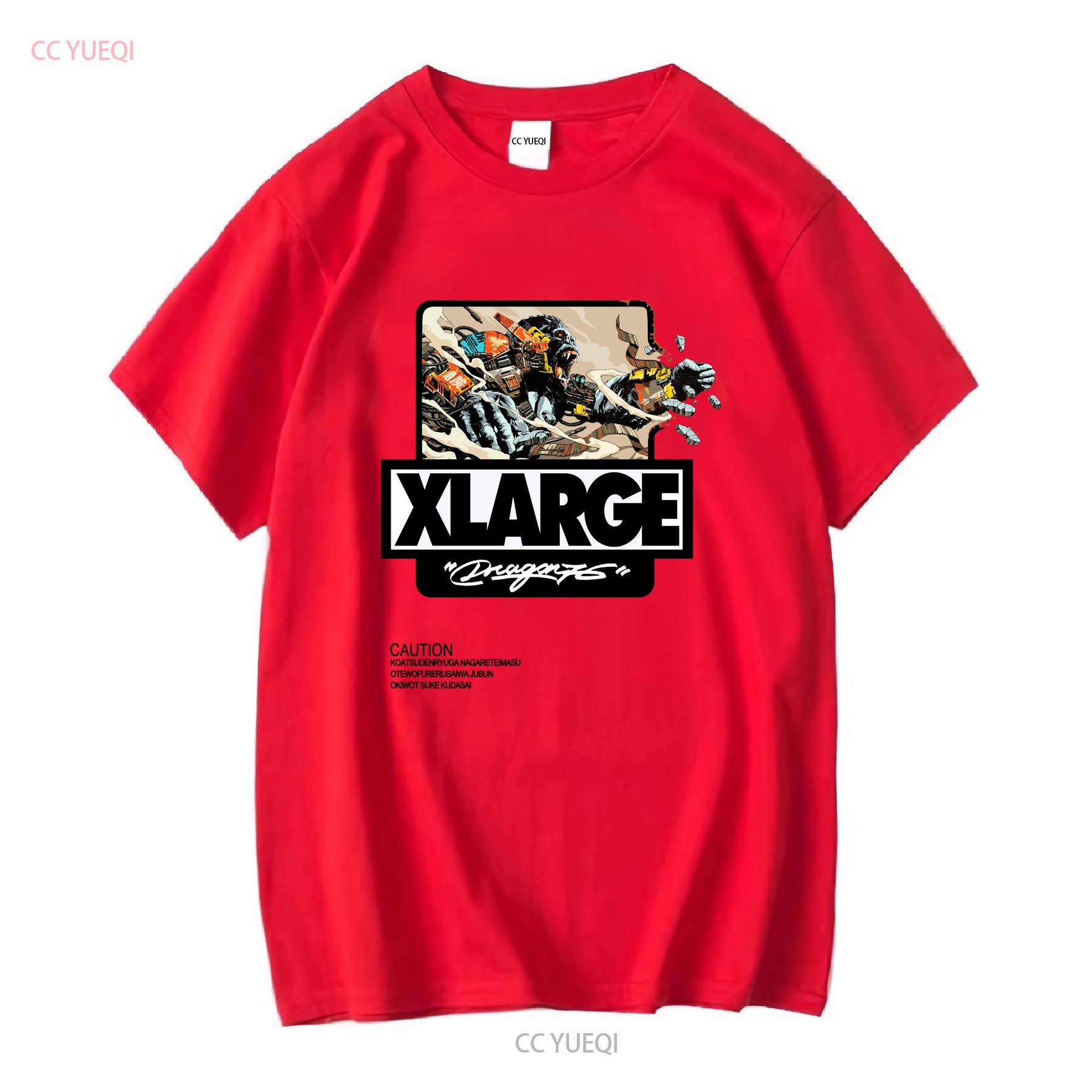 

XLARGE X DRAGON76 SS TEE WHITE vintage Washed homme Stylish Comfortable graphic Top For Everyday Wear Slightly Versatile S