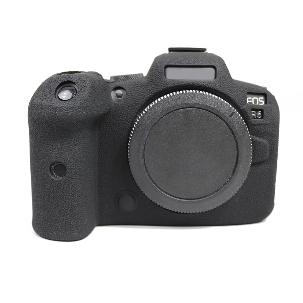 

SIUTATDSH Silicone Camera Cover for Canon EOS R6 R6II R6 M2 Mark2 Silicone Cover Camera Case Photography Case Liner Case Camera Earthquake Shock чорний