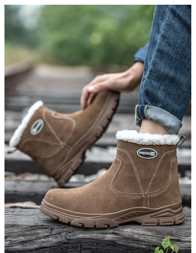 Winter-High-Top-Sicherheitsschuhe: Stoßfest, Durchstichfest, Unisex