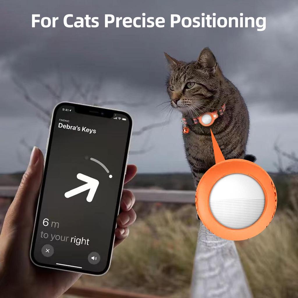 Apple Certified Bluetooth Pet Finder: Global Positioning & Anti-Loss Device, Compatible with Find My.