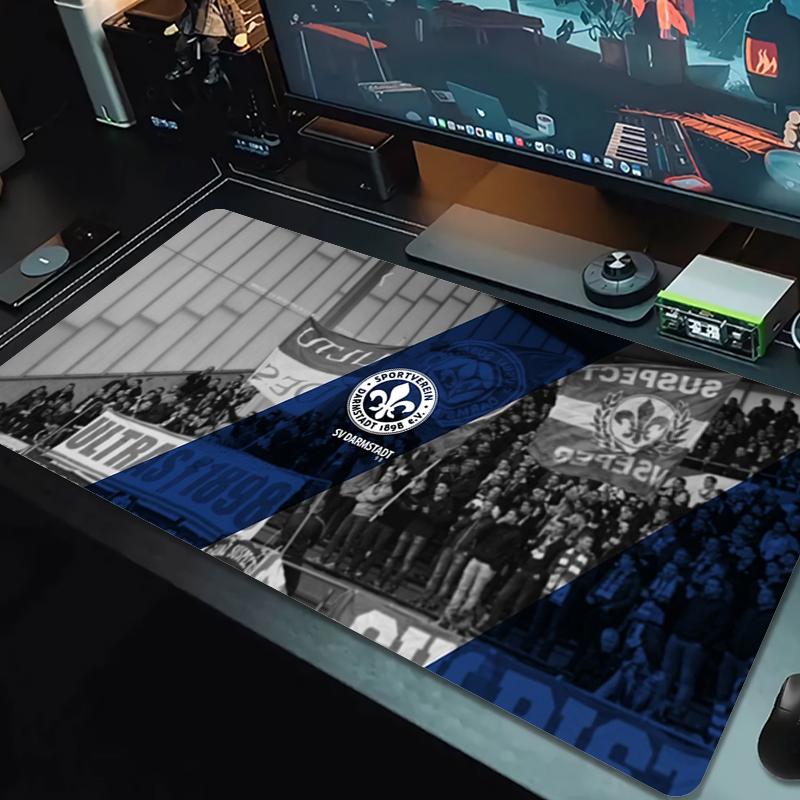 SV Darmstadt 98 Mouse Pad Large Gaming Table Cushion Non-slip Laptop Tablet Big Mousepad XXL Mat Mini PC Playmat With Lock edge_xia
