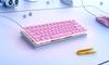 Glorious Aura Keycaps V2 Pixel Pink 145 Keycap Set for Mechanical Keyboard KB685 - GLO-KC-AURA2-P