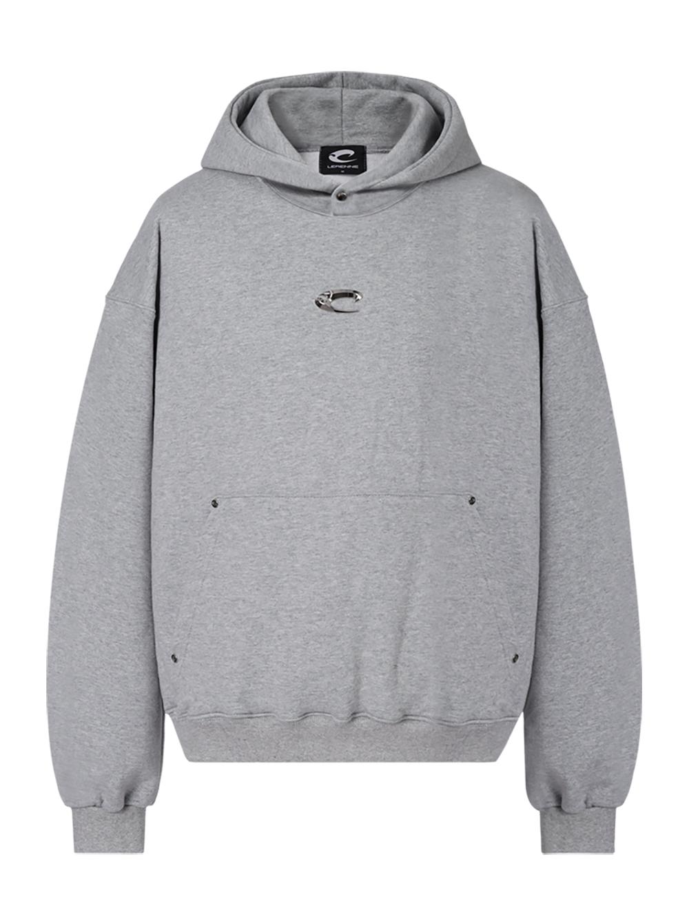 Lrenne Metal Logo Hoodie - Gray Gray/M