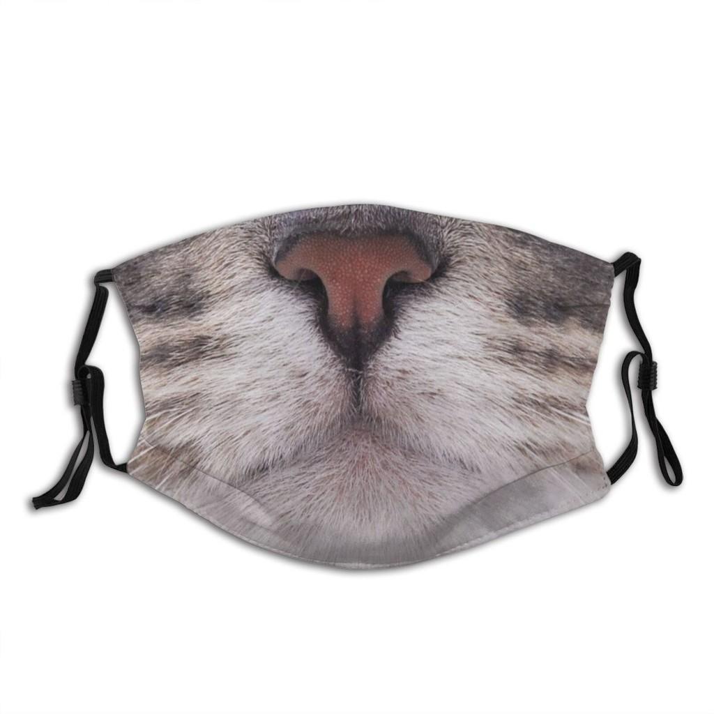 Animal Mask Funny Print Cotton Face Mask With Earloops For All Seasons