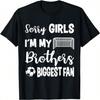 Fußball Schwester Größter Fan Kleine Schwester T-Shirt