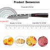 WXCOO Kitchen Professional Chef Knife Japanese Santoku Laser Damascus Pattern Meat Vegetable Fruit Cooking Utility Knife
