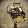 18GA Pure Brass Medieval Roman Imperial Soldier Helmet Roman Gallic Centurion