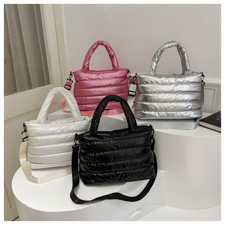 Large Capacity Street Fashion Tote Bag 2023 Winter New Style Korean Casual Handbag