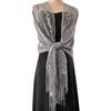 Wedding Shawl Tassel Scarves Cashew Floral Mesh Fringe Wraps  for Wedding Evening Party Dresses