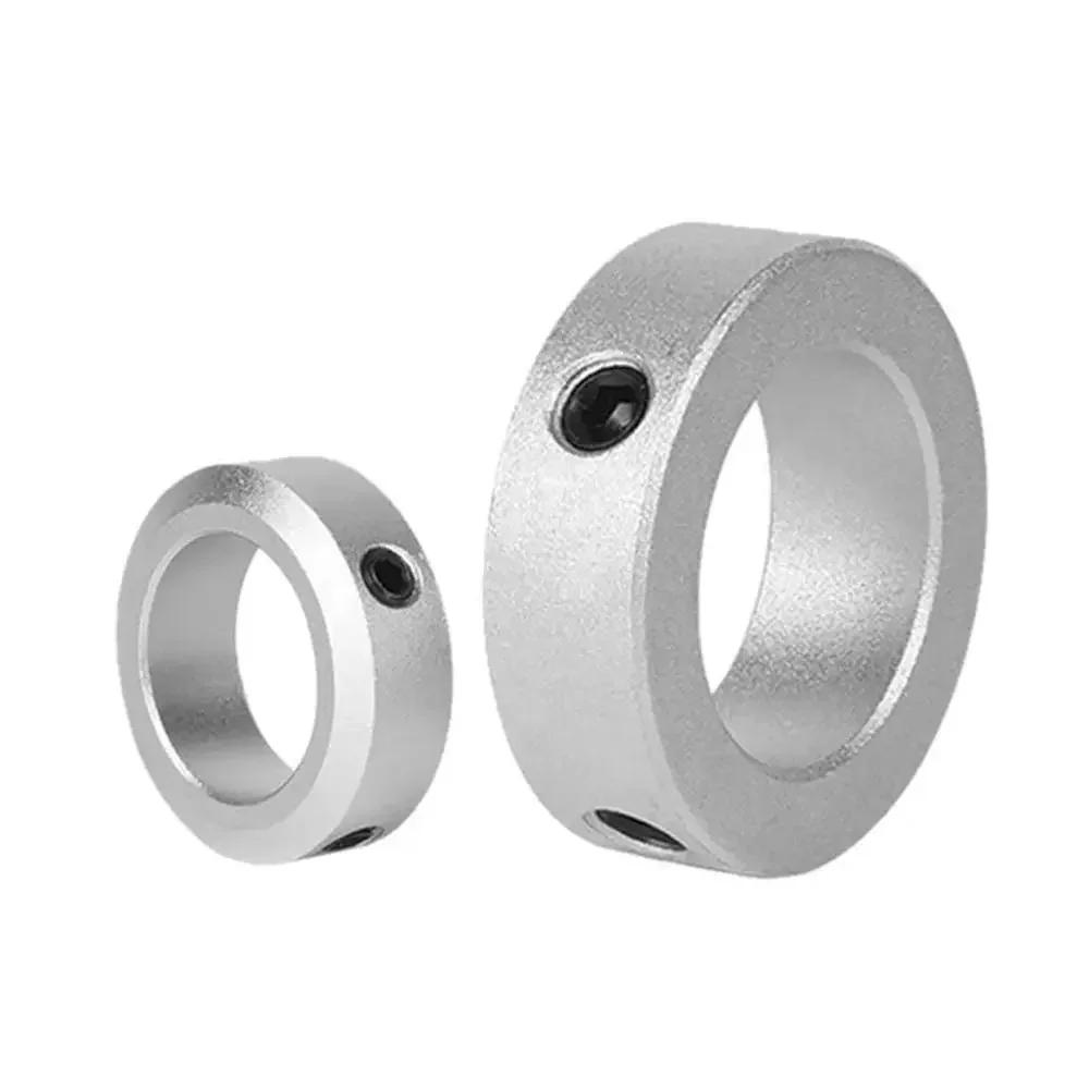 1Pcs 6-30mm Dia Fixed Locking Limit Ring Stop Screw Type Aluminum Alloy Shaft Collar Retaining Ring Retainer Locator Hardware