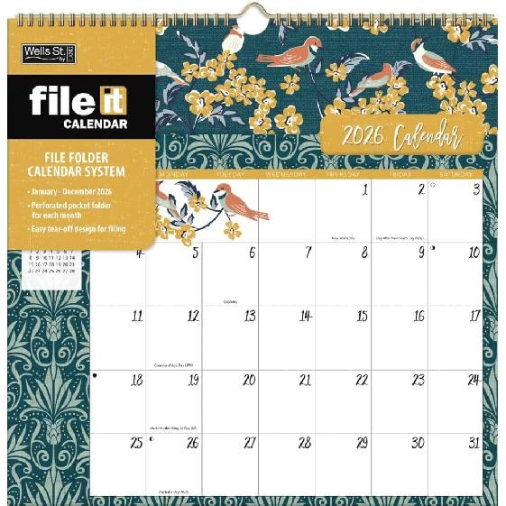 WSBL Flora & Fauna 2026 File-It Calendar (26997006040)