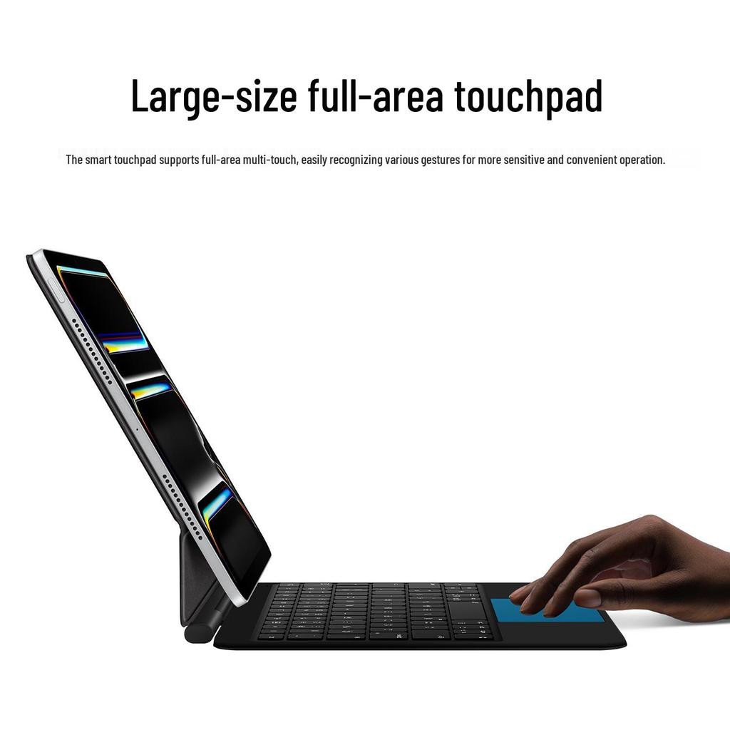 iPad Tablet Bluetooth Touch Keyboard: Compatible with 6-row Magic Keyboard for iPad Air7/6, Pro13, Second Generation