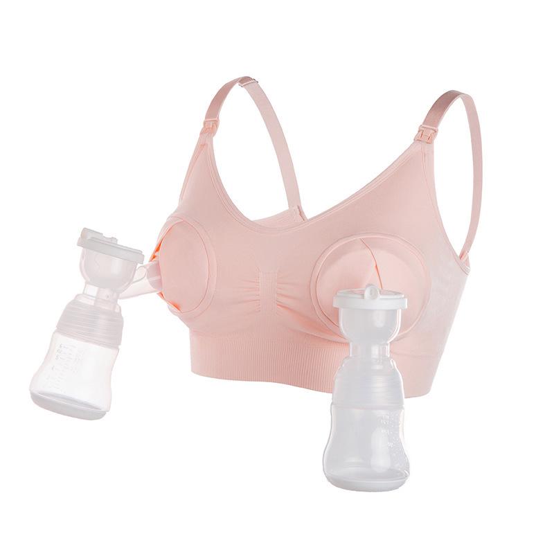 European & American Hands-Free Breast Pump Bra for Nursing & Pregnant Women - Thin Cup Design