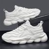 2024 men's shoes spring new breathable mesh sneakers lightweight dad shoes platform casual trendy shoes little white shoes