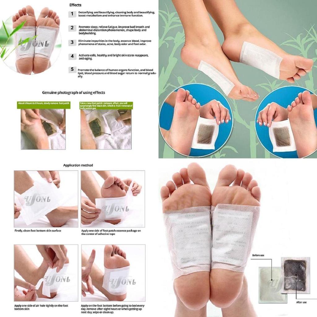 Premium Quality Foot Stickers For Cleansing And Detox Energize Your Body