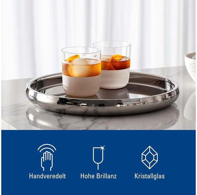 Стаканы для виски Villeroy & Boch Manufacture Rock blanc, 4 шт. (1137998250)