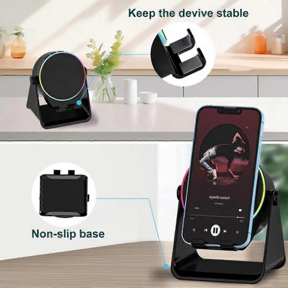 4-in-1 360° Rotating Bluetooth Speaker Stand