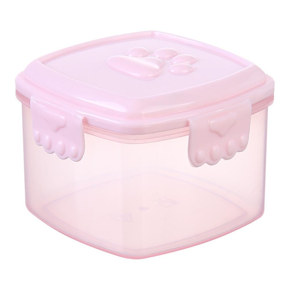 Round/square Sauce Container Plastic Crisper Box Portable Sauce Box  Mayonnaise