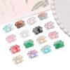 5Pcs Glass Double Hole Lotus Flower Beads Pendant Charm for Necklace Bracelet Earring DIY Jewelry Making