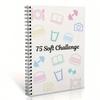 75 Day Challenge Planner Twin Coil Binding Daily Planner Diet Workout Reading Tracking Planner Journal Notebook 21x14cm