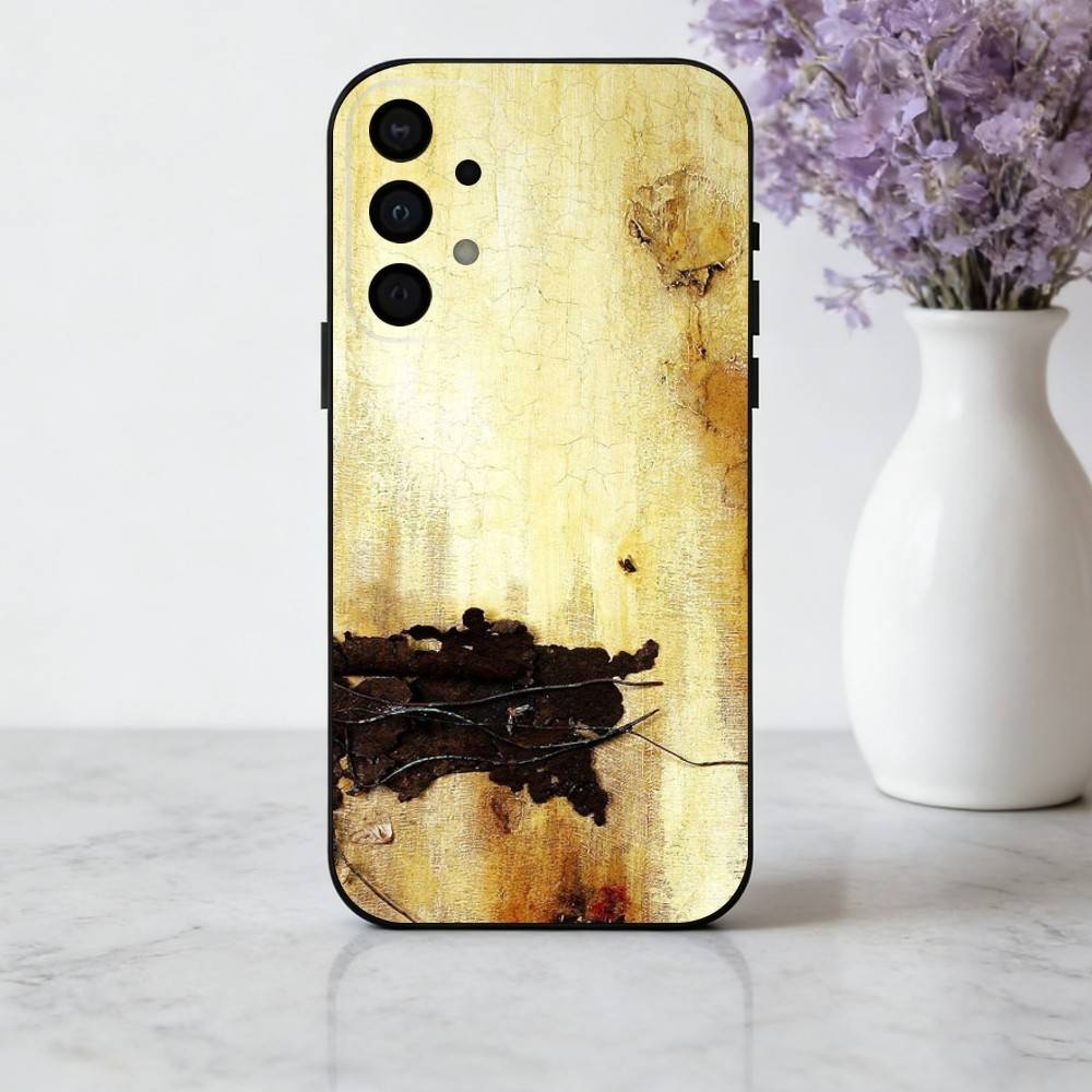 

N-Nine I-Inch T-The D-Downward S-Spiral Phone Case For Samsung Galaxy A73,A72,A71,A70,A53,A52,A51,Soft Silicone Black Cover Samsung a11