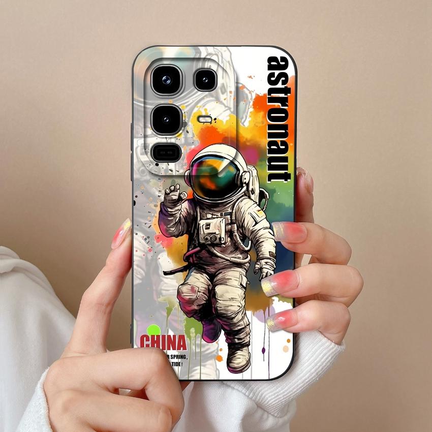 Pro Infinix Note 50 Pro Plus 40 50x Pouzdro na telefon Módní vzory kočky s hvězdnou oblohou Hladký tekutý silikon Vysoce kvalitní nárazuvzdorný kryt Pro kryty Infinix