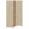 Room Divider Beige 147 X 180 Cm Poly Rattan
