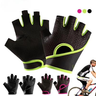 1 Paar Fahrradhandschuhe Radhandschuhe Bikinhandschuhe Halbfinger Fahrradhandschuhe für Herren Damen, Leichte Mountainbike-Handschuhe