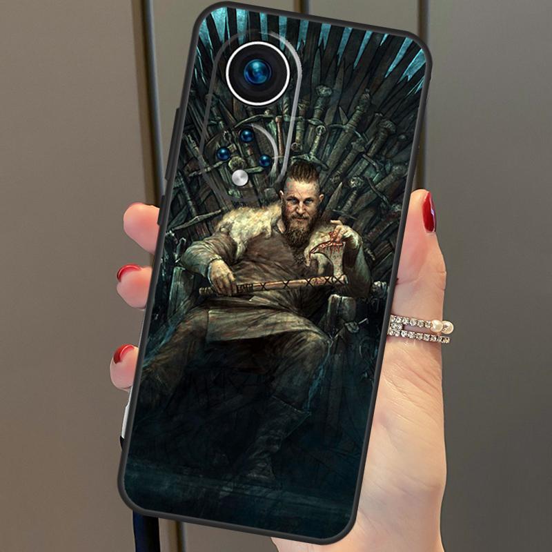 Cover Ragnar Lothbrok Vikings Per Honor 50 Lite Custodia Per Huawei P20 P30 P40 Pro Nova 9 5T P Smart 2021 8X 9X 10i